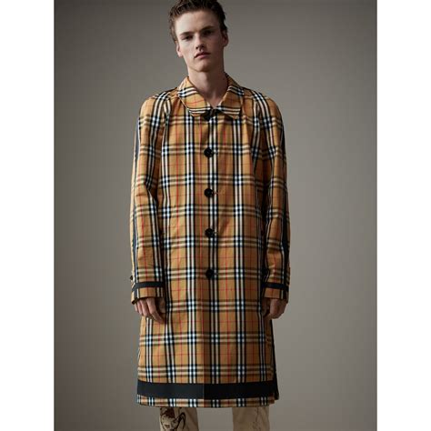 Burberry Gabardine Vintage Check Men's 